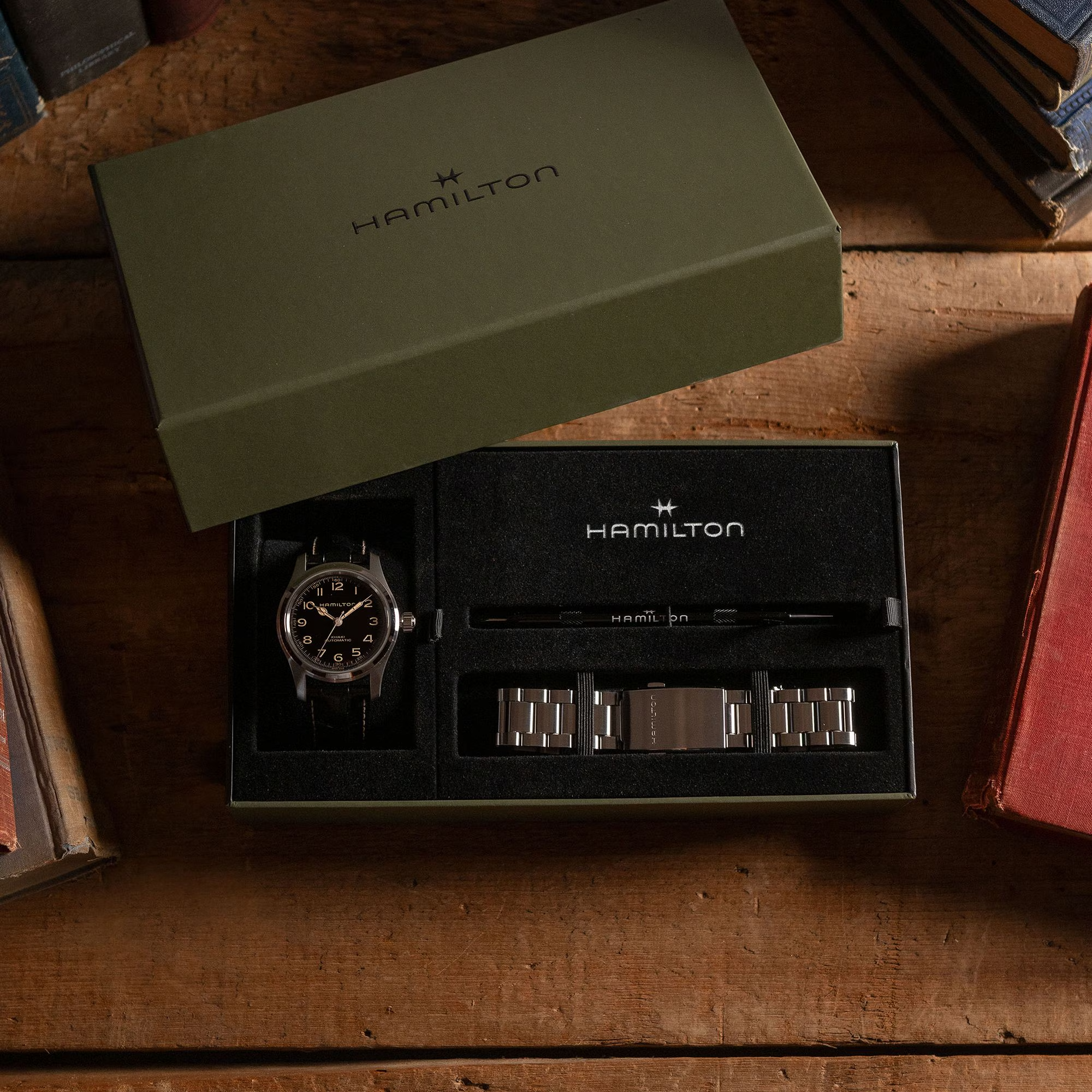 ハミルトンセットのみ ハミルトン(HAMILTON) カーキ フィールド Murph 42mm Bracelet